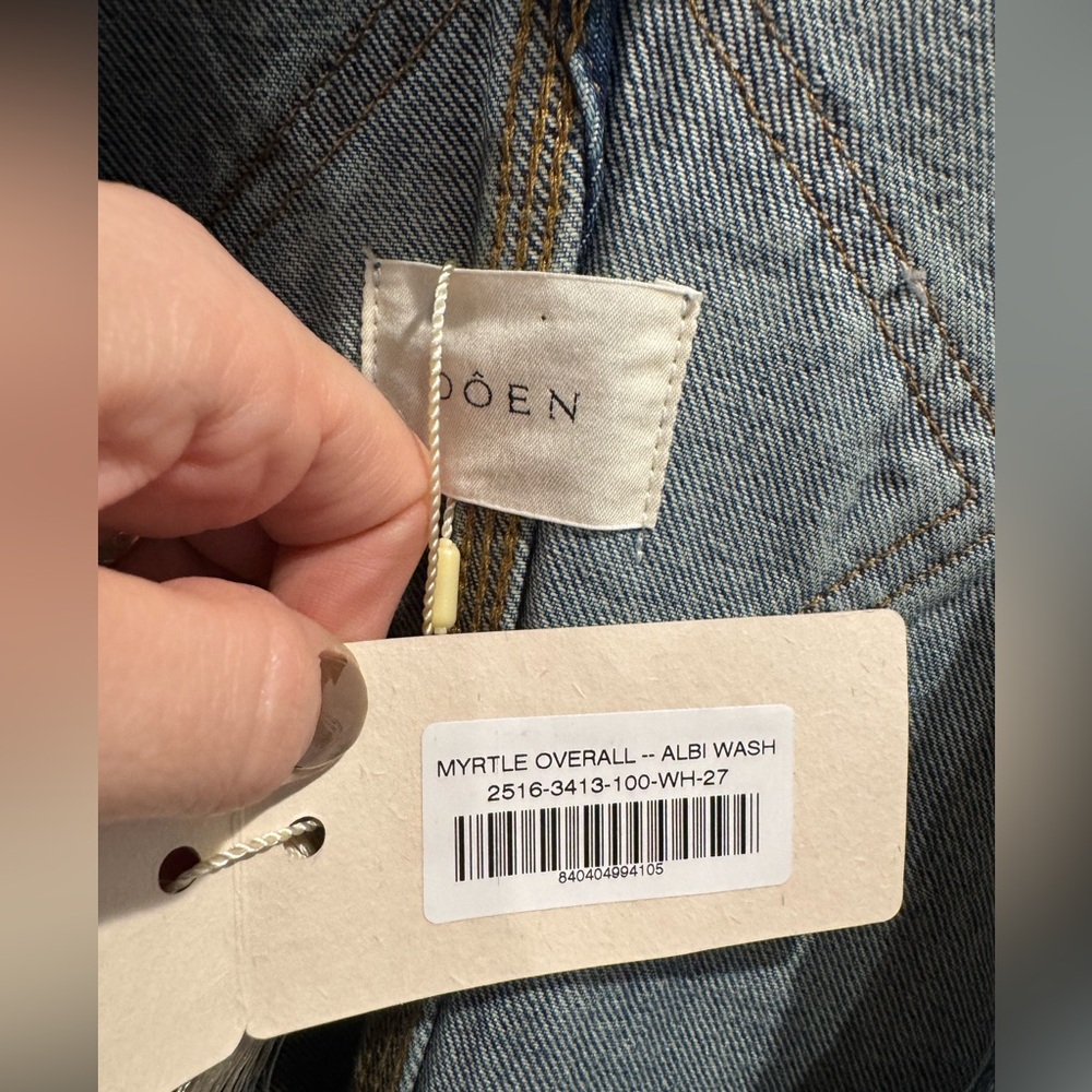 NWT Doen Myrtle overalls in Albi wash - Picture 6 of 8